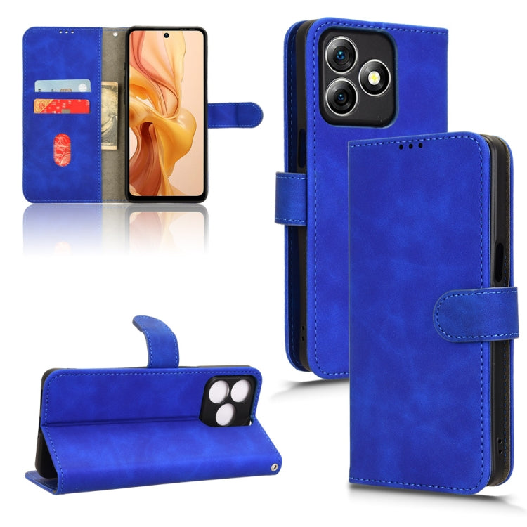 For Ulefone Note 18 Ultra Skin Feel Magnetic Flip Leather Phone Case(Blue) - Ulefone Cases by PMC Jewellery | Online Shopping South Africa | PMC Jewellery | Buy Now Pay Later Mobicred