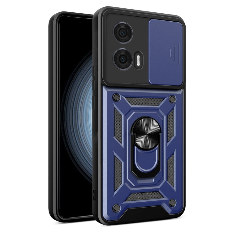 For Motorola Edge 50 Fusion Sliding Camera Cover Design TPU+PC Phone Case(Blue) - free shipping - PMC TechLife - Order now!