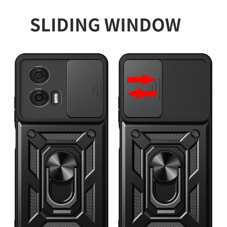 For Motorola Edge 50 Fusion Sliding Camera Cover Design TPU+PC Phone Case(Blue) - free shipping - PMC TechLife - Order now!