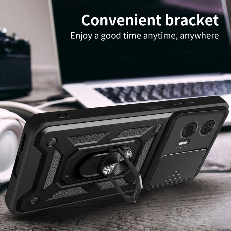 For Motorola Edge 50 Fusion Sliding Camera Cover Design TPU+PC Phone Case(Silver) - free shipping - PMC TechLife - Order now!