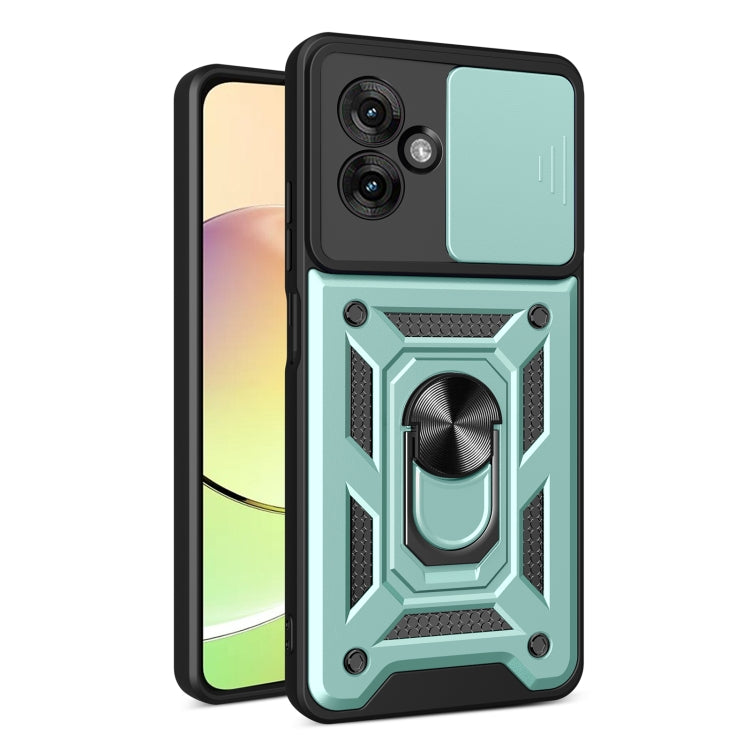 For Motorola Moto G55 Sliding Camera Cover Design TPU+PC Phone Case(Mint Green) - free shipping - PMC TechLife - Order now!