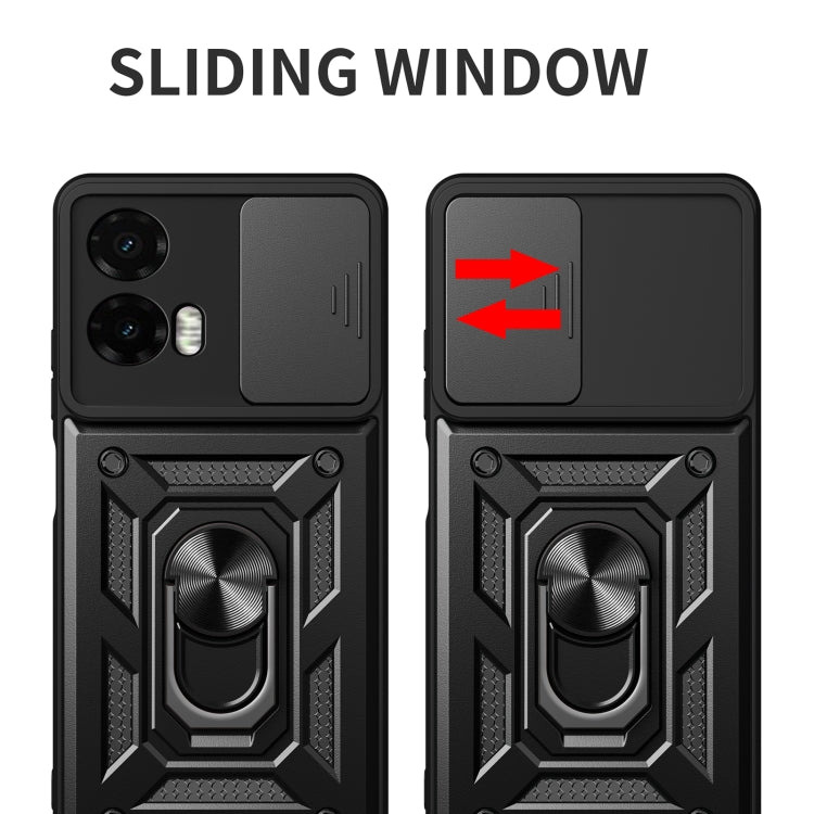 For Motorola Moto G35 5G Global Sliding Camera Cover Design TPU+PC Phone Case(Gold) - free shipping - PMC TechLife - Order now!