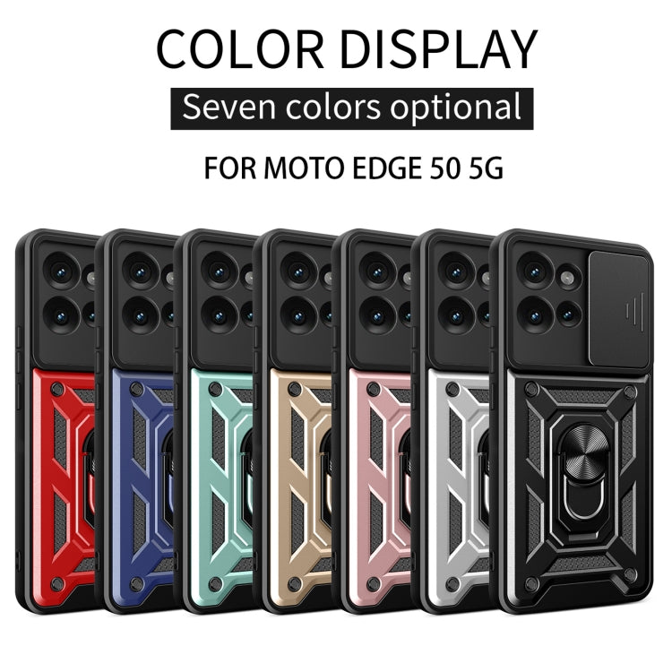 For Motorola Edge 50 5G Sliding Camera Cover Design TPU+PC Phone Case(Mint Green) - free shipping - PMC TechLife - Order now!