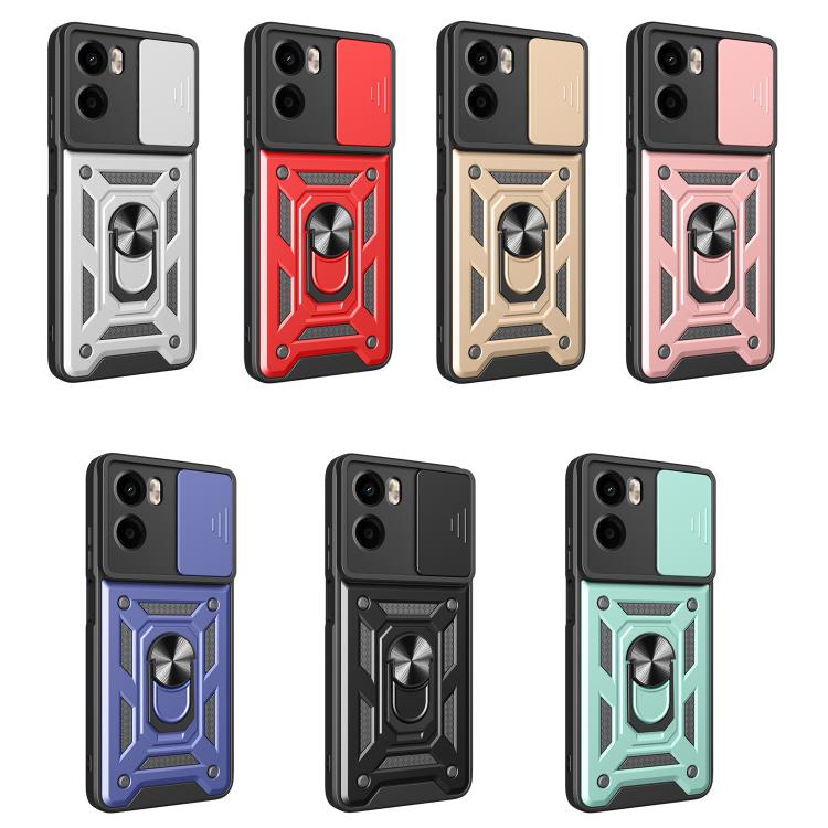 For Motorola Moto G05 Sliding Camera Cover Design TPU+PC Phone Case(Rose Gold) - free shipping - PMC TechLife - Order now!