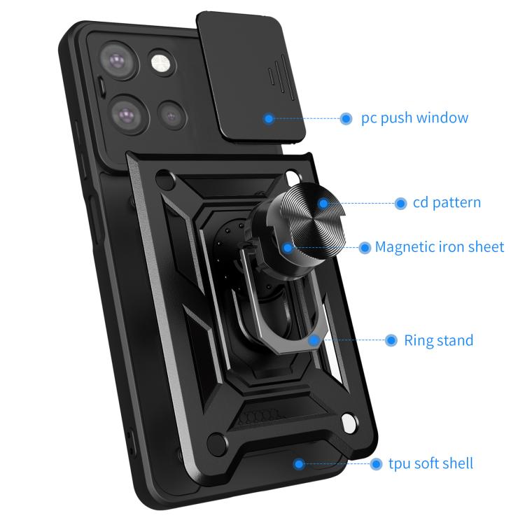 For Motorola Moto G 2025 Sliding Camera Cover Design TPU+PC Phone Case(Silver) - free shipping - PMC TechLife - Order now!