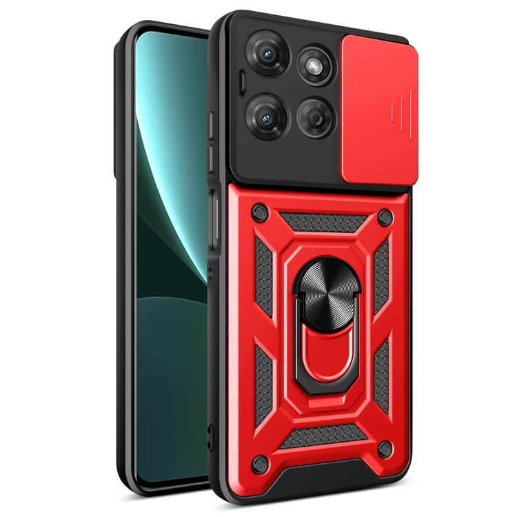 For Motorola Moto G Power 2025 Sliding Camera Cover Design TPU+PC Phone Case(Red) - free shipping - PMC TechLife - Order now!