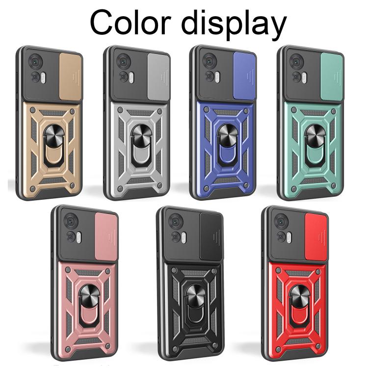 For Motorola Edge 30 Neo Sliding Camera Cover Design TPU+PC Phone Case(Mint Green) - free shipping - PMC TechLife - Order now!