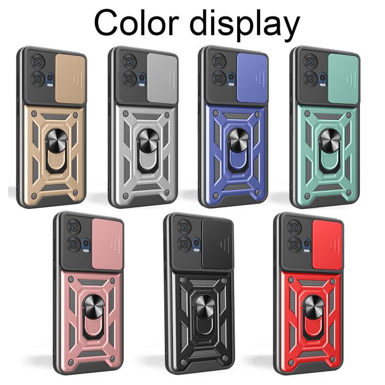 For Motorola Edge 30 Fusion Sliding Camera Cover Design TPU+PC Phone Case(Silver) - free shipping - PMC TechLife - Order now!