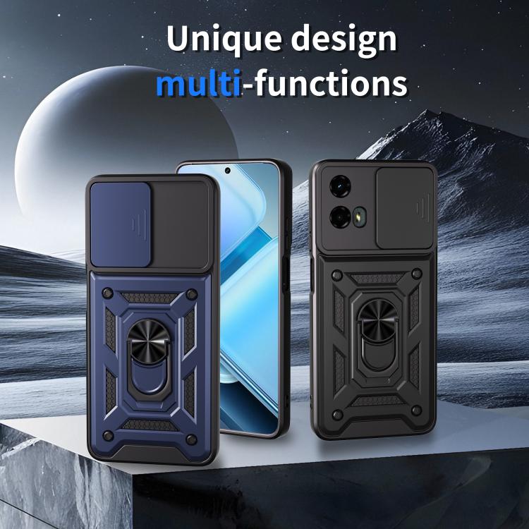 For Motorola Moto G 5G 2024 Sliding Camera Cover Design TPU+PC Phone Case(Red) - free shipping - PMC TechLife - Order now!