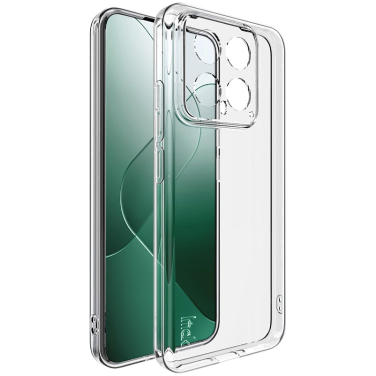 For Xiaomi 14 5G imak UX-5 Series Transparent Shockproof TPU Protective Case(Transparent) - 14 Cases by imak | Online Shopping South Africa | PMC Jewellery | Buy Now Pay Later Mobicred