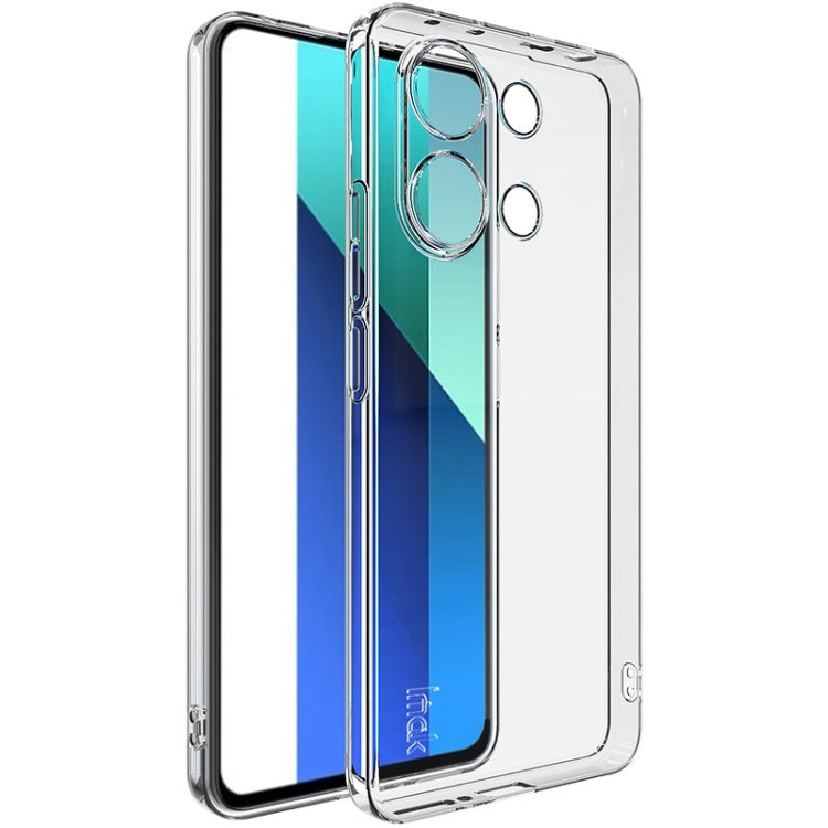 For Xiaomi Redmi Note 13 4G imak UX-5 Series Transparent Shockproof TPU Protective Case(Transparent) - Note 13 Cases by imak | Online Shopping South Africa | PMC Jewellery | Buy Now Pay Later Mobicred