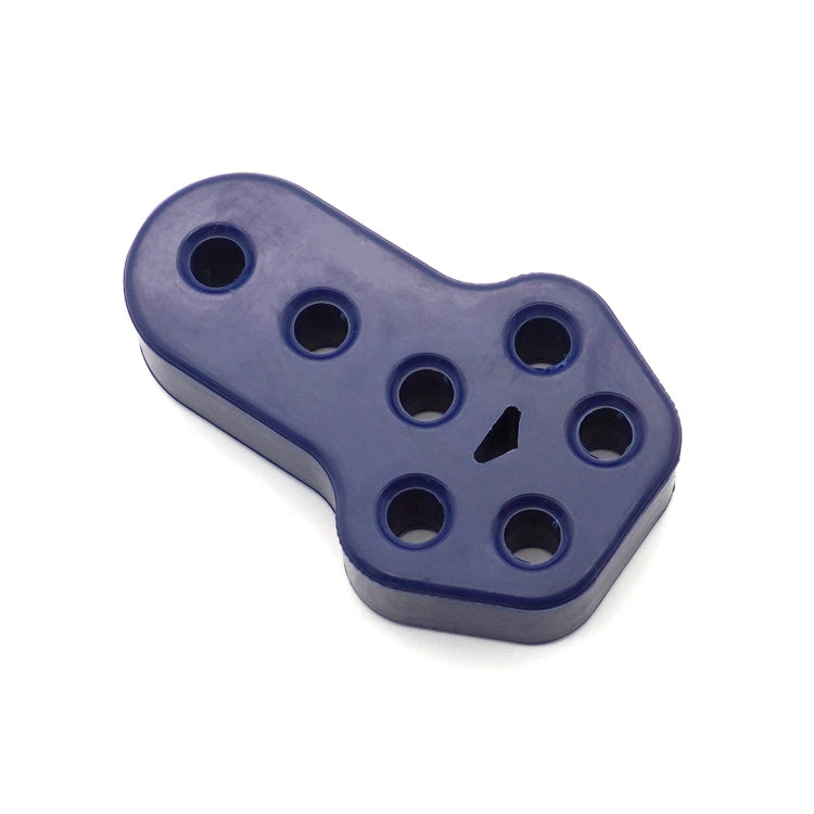XH-6282 7 Holes Car Exhaust Hanger Bushing Muffler Rubber Insulator Mount Bracket(Yellow) - Exhaust Pipes by PMC TechLife | Online Shopping South Africa | PMC TechLife | Buy Now Pay Later Mobicred
