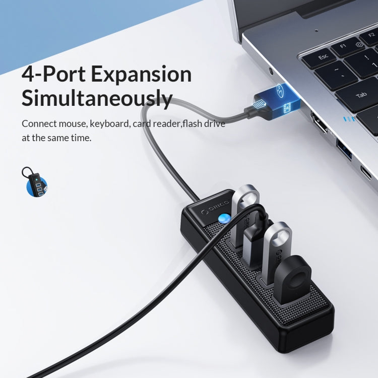 ORICO PW4U-U3 4 in 1 USB to USB Multifunctional Docking Station HUB Adapter(Pink) - USB HUB by ORICO | Online Shopping South Africa | PMC TechLife | Buy Now Pay Later Mobicred