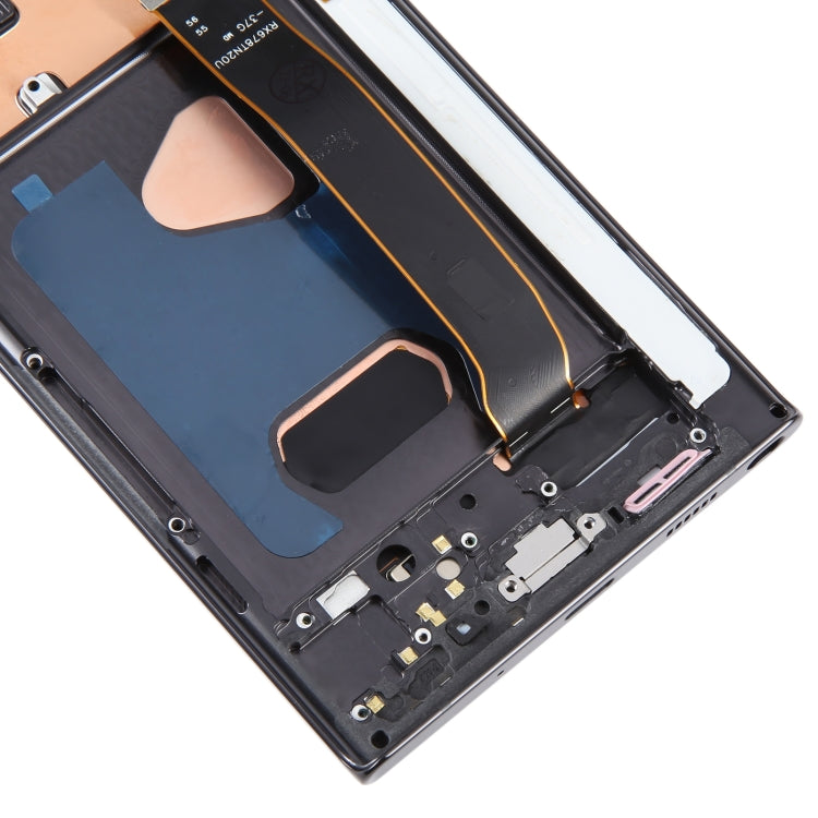 For Samsung Galaxy Note20 Ultra 5G SM-N986B 6.78 inch OLED LCD Screen Digitizer Full Assembly with Frame(Black) - free shipping - PMc TechLife - Order now!