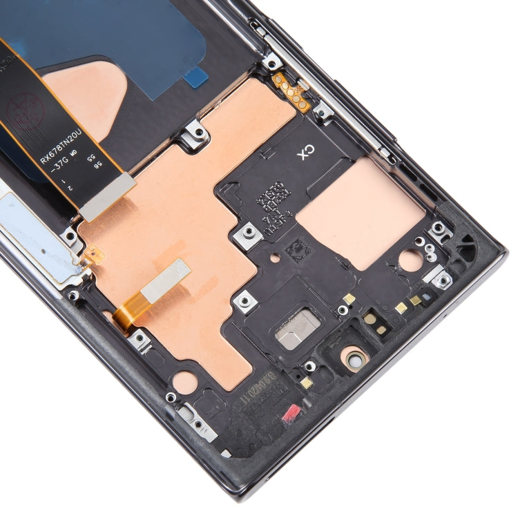 For Samsung Galaxy Note20 Ultra 5G SM-N986B 6.78 inch OLED LCD Screen Digitizer Full Assembly with Frame(Black) - free shipping - PMc TechLife - Order now!