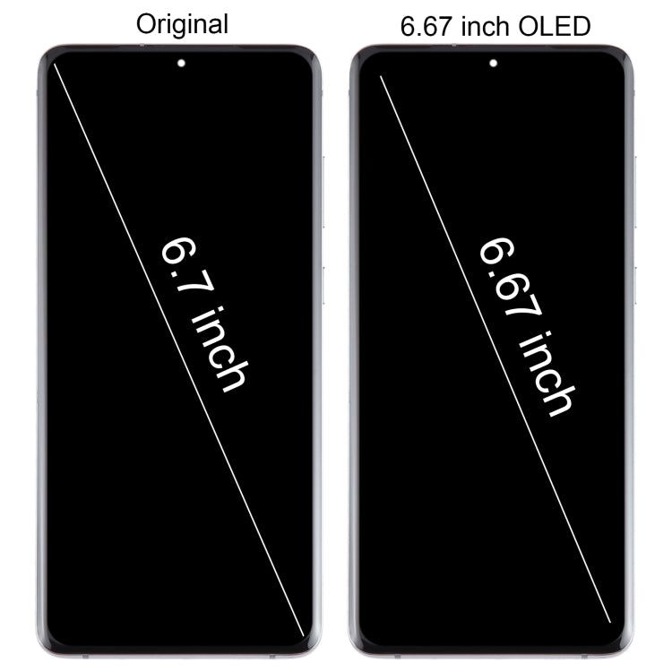 For Samsung Galaxy S20+ 4G/5G SM-G985/986 6.67 inch OLED LCD Screen Digitizer Full Assembly with Frame (Blue) - free shipping - PMc TechLife - Order now!
