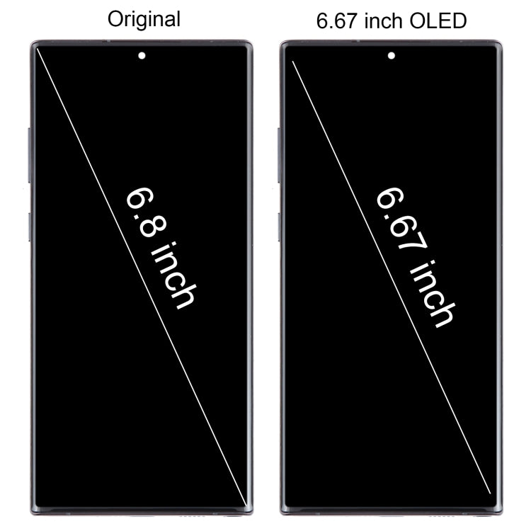 For Samsung Galaxy Note10+ SM-N975 6.67 inch OLED LCD Screen Digitizer Full Assembly with Frame(Black) - free shipping - PMc TechLife - Order now!