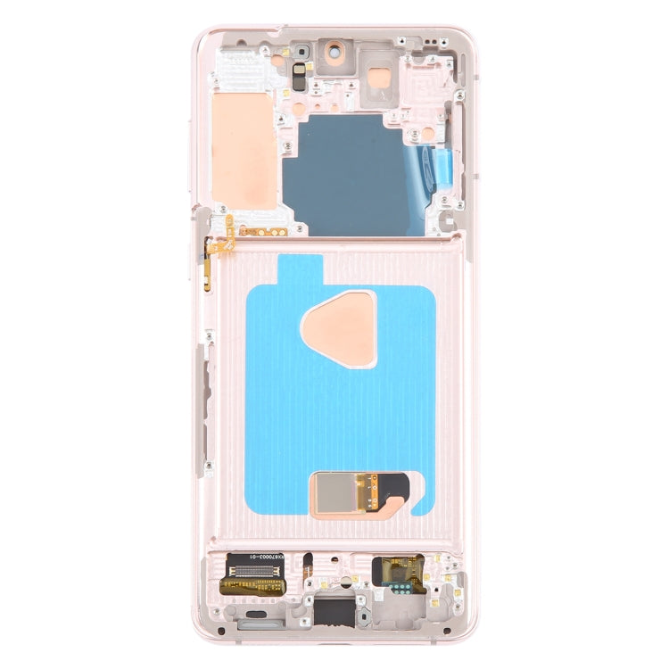 For Samsung Galaxy S21+ 5G SM-G996B 6.67 inch 6.67 inch OLED LCD Screen Digitizer Full Assembly with Frame (Gold) - free shipping - PMc TechLife - Order now!