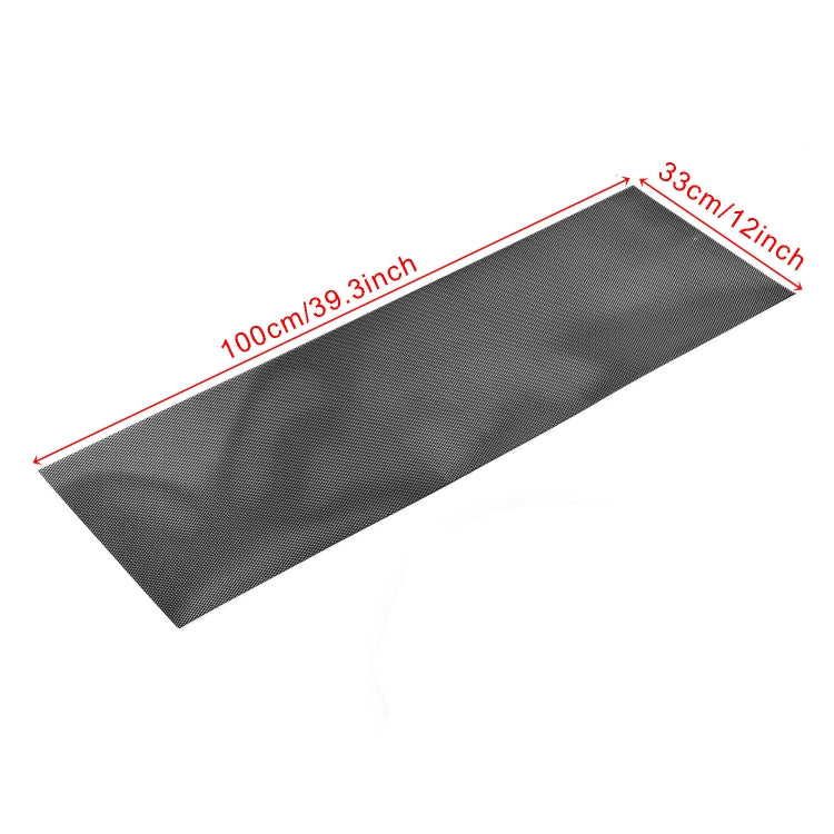 XH-6013 100x33cm Universal Car Grill Mesh Aluminum Alloy Grille Insert Bumper, Type:Large Hole(Silver) - Front Grille Decoration Strip by PMC TechLife | Online Shopping South Africa | PMC TechLife | Buy Now Pay Later Mobicred