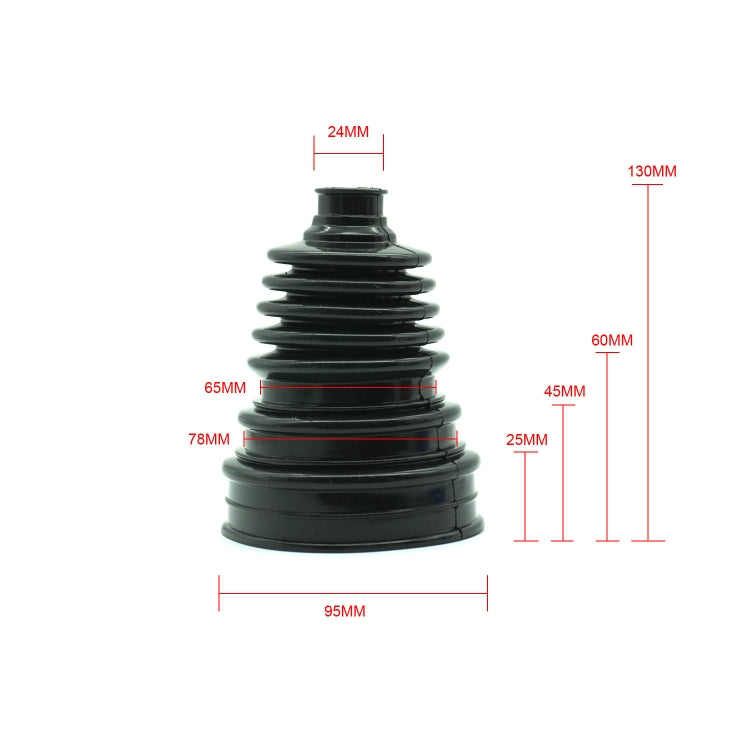 XH-6145 Car Steering Ball Rubber Dust Cover(Black) - Steering System by PMC TechLife | Online Shopping South Africa | PMC TechLife | Buy Now Pay Later Mobicred