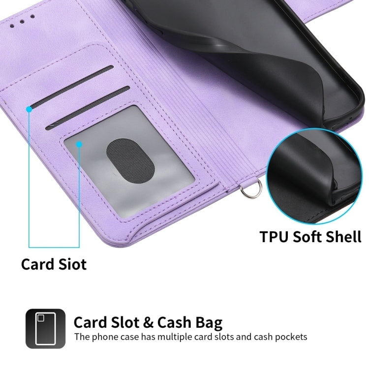 For Xiaomi 14 Pro Skin-feel Flowers Embossed Wallet Leather Phone Case(Purple) - 14 Pro Cases by PMC TechLife | Online Shopping South Africa | PMC TechLife | Buy Now Pay Later Mobicred