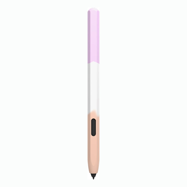 For Samsung Galaxy Tab S7 LOVE MEI Rainbow Liquid Silicone Protective Pen Case(Purple) - Pencil Accessories by LOVE MEI | Online Shopping South Africa | PMC TechLife
