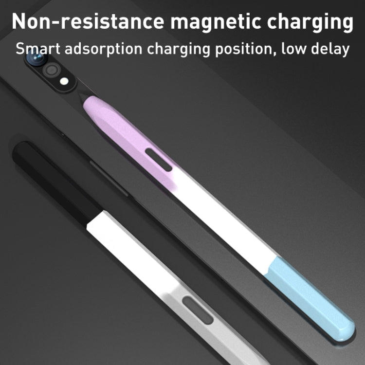 For Samsung Galaxy Tab S7 LOVE MEI Rainbow Liquid Silicone Protective Pen Case(Blue) - Pencil Accessories by LOVE MEI | Online Shopping South Africa | PMC TechLife | Buy Now Pay Later Mobicred