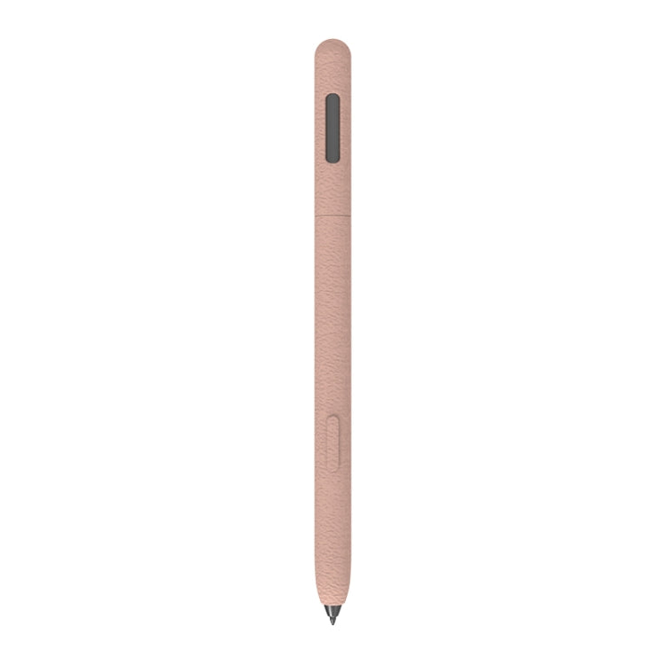 For Samsung Galaxy Tab S7 LOVE MEI Frosted Leather Texture Silicone Protective Pen Case(Pink) - Pencil Accessories by LOVE MEI | Online Shopping South Africa | PMC Jewellery