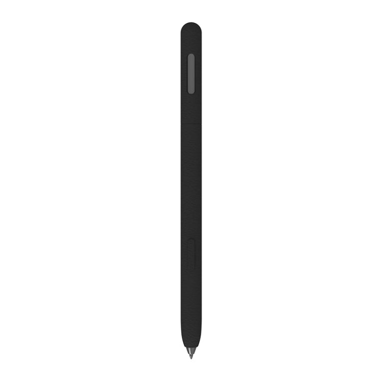 For Samsung Galaxy Tab S7 LOVE MEI Frosted Leather Texture Silicone Protective Pen Case(Black) - Pencil Accessories by LOVE MEI | Online Shopping South Africa | PMC TechLife