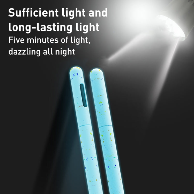 For Samsung Galaxy Tab S7 LOVE MEI Luminous Silicone Protective Pen Case(Green) - Pencil Accessories by LOVE MEI | Online Shopping South Africa | PMC TechLife | Buy Now Pay Later Mobicred