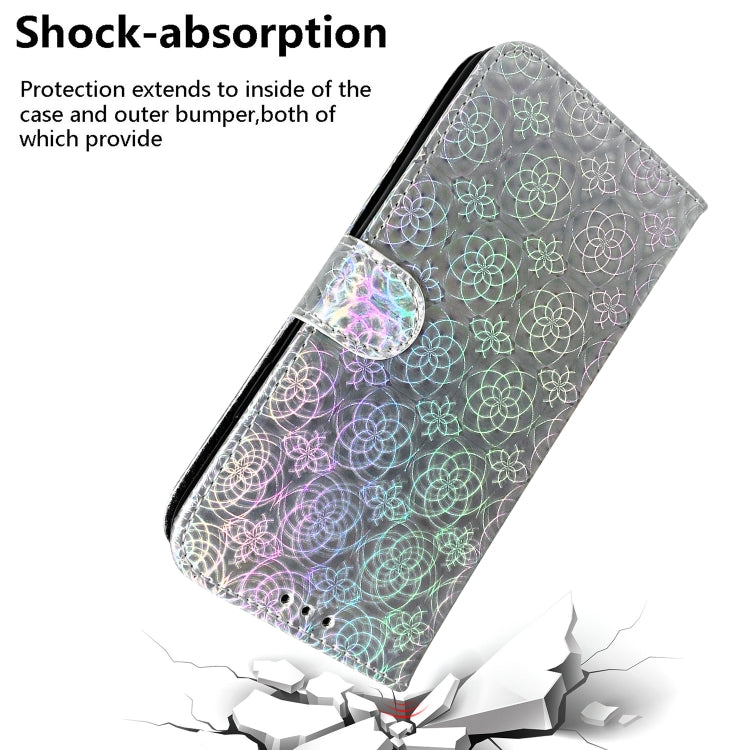 For Motorola Moto G Power 5G 2024 Colorful Magnetic Buckle Leather Phone Case(Silver) - Motorola Cases by PMC Jewellery | Online Shopping South Africa | PMC Jewellery | Buy Now Pay Later Mobicred