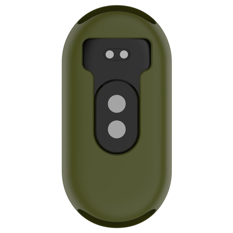 For Xiaomi Mi Band 8 Pure Color Silicone Watch Protective Case(Army Green) - Watch Cases by PMC Jewellery | Online Shopping South Africa | PMC Jewellery