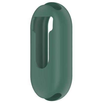 For Xiaomi Mi Band 8 Pure Color Silicone Watch Protective Case(Dark Green) - Watch Cases by PMC Jewellery | Online Shopping South Africa | PMC Jewellery