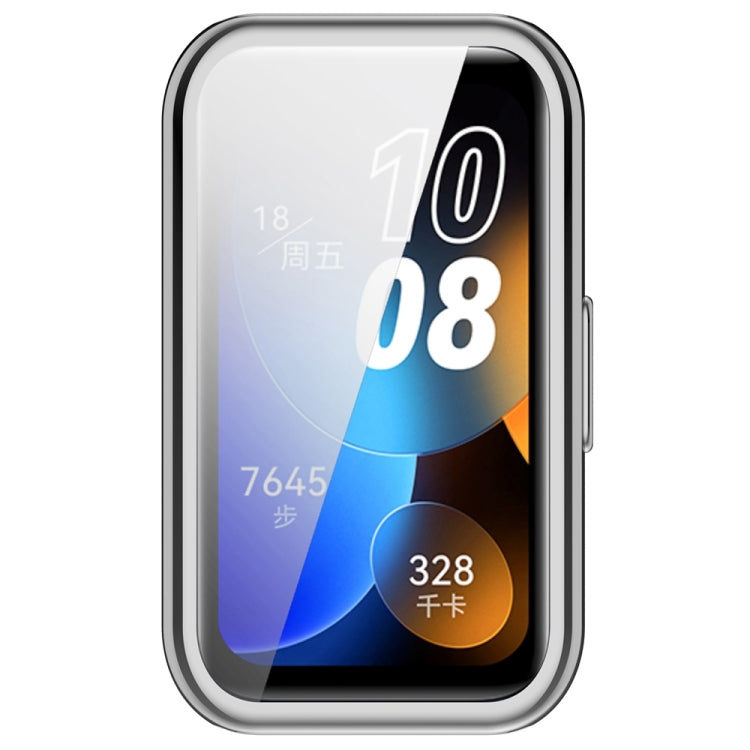 For Huawei Band 10 / 9 / 8 Full Coverage TPU Electroplating Watch Protective Case(Silver) - free shipping - PMC TechLife - Order now!