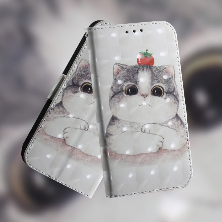 For Motorola Moto G Power 5G 2024 3D Colored Flip Leather Phone Case(Cute Cat) - Motorola Cases by PMC Jewellery | Online Shopping South Africa | PMC Jewellery | Buy Now Pay Later Mobicred