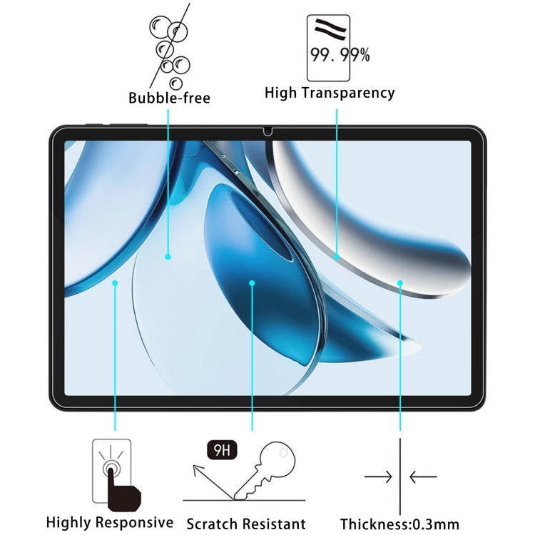 For Doogee T40 11 inch 9H 0.3mm Explosion-proof Tempered Glass Film - Others by PMC TechLife | Online Shopping South Africa | PMC TechLife | Buy Now Pay Later Mobicred