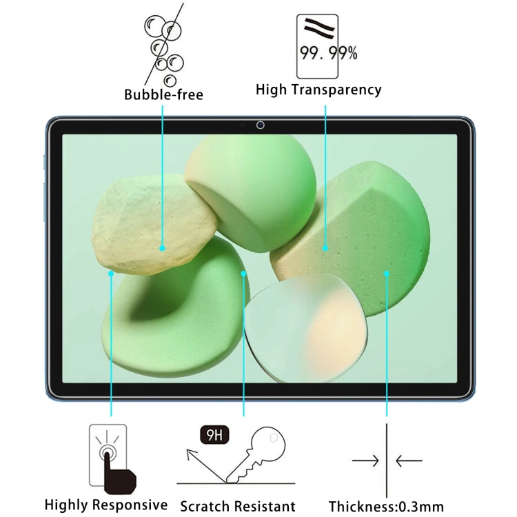 For Doogee T10W 10.1 2pcs 9H 0.3mm Explosion-proof Tempered Glass Film - Others by PMC TechLife | Online Shopping South Africa | PMC TechLife | Buy Now Pay Later Mobicred