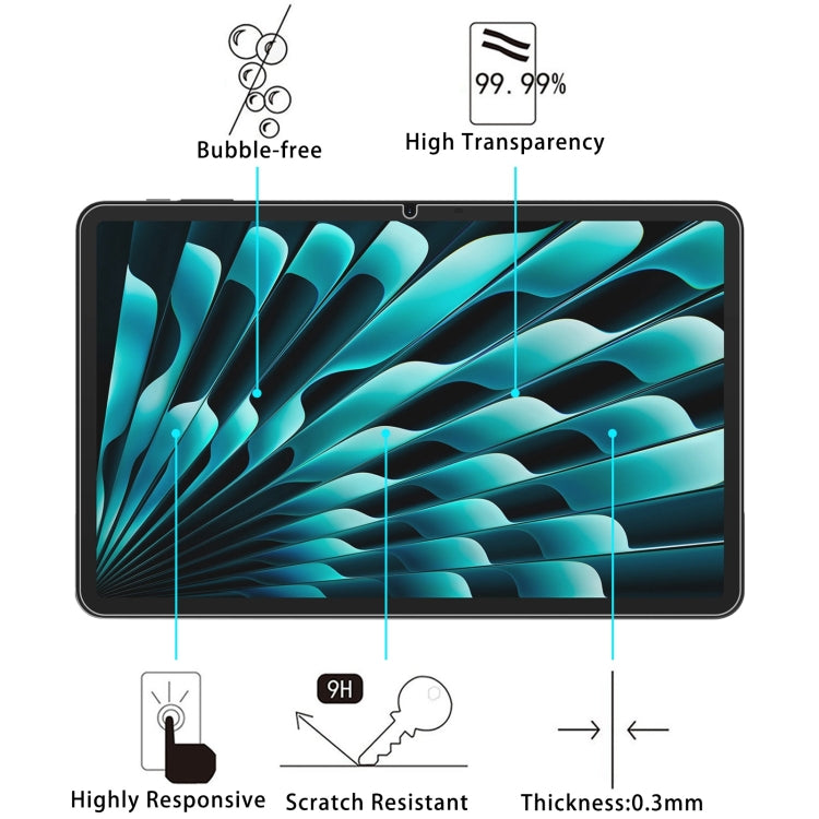 For Doogee T40 Pro 12 inch 25pcs 9H 0.3mm Explosion-proof Tempered Glass Film - Others by PMC TechLife | Online Shopping South Africa | PMC TechLife | Buy Now Pay Later Mobicred