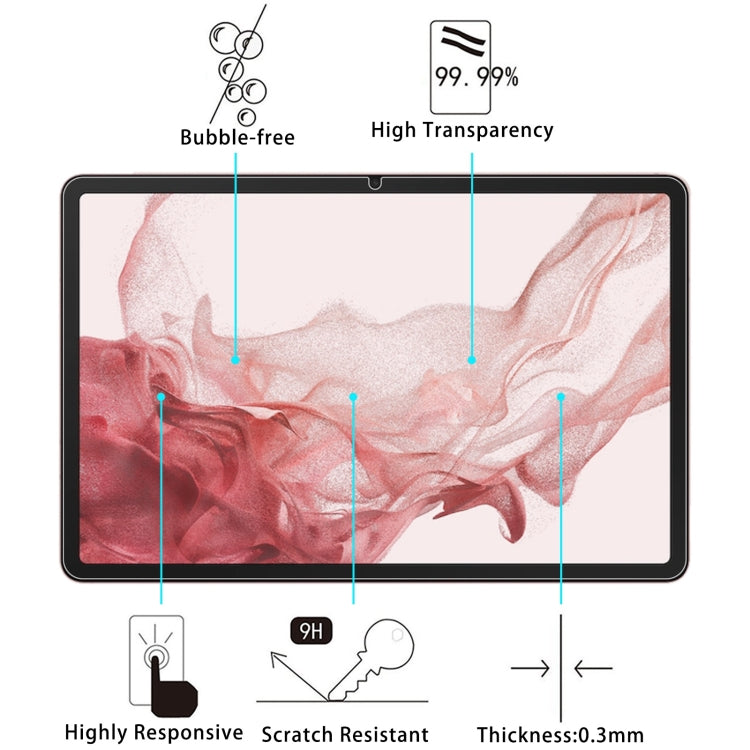 For Samsung Galaxy Tab S9 Plus 9H 0.3mm Explosion-proof Tempered Glass Film - Tab S9+ Tempered Glass by PMC Jewellery | Online Shopping South Africa | PMC Jewellery | Buy Now Pay Later Mobicred