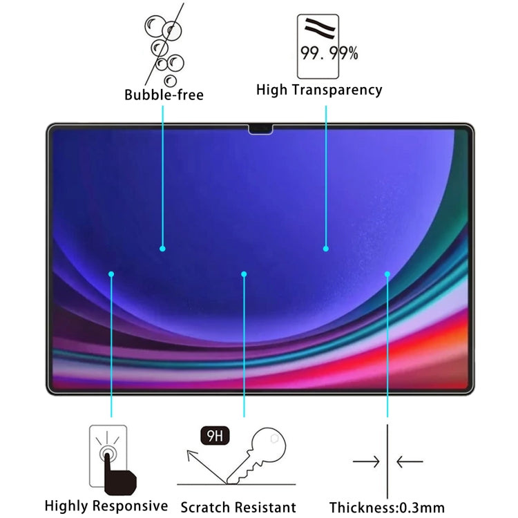 For Samsung Galaxy Tab S10 Ultra 14.6 9H 0.3mm Explosion-proof Tempered Glass Film - Tab S10 Ultra Tempered Glass by PMC Jewellery | Online Shopping South Africa | PMC Jewellery | Buy Now Pay Later Mobicred