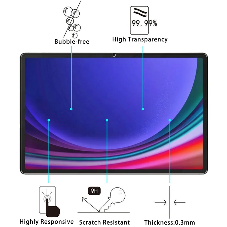For Samsung Galaxy Tab S10+ 12.4 25pcs 9H 0.3mm Explosion-proof Tempered Glass Film - Tab S10+ Tempered Glass by PMC Jewellery | Online Shopping South Africa | PMC Jewellery | Buy Now Pay Later Mobicred