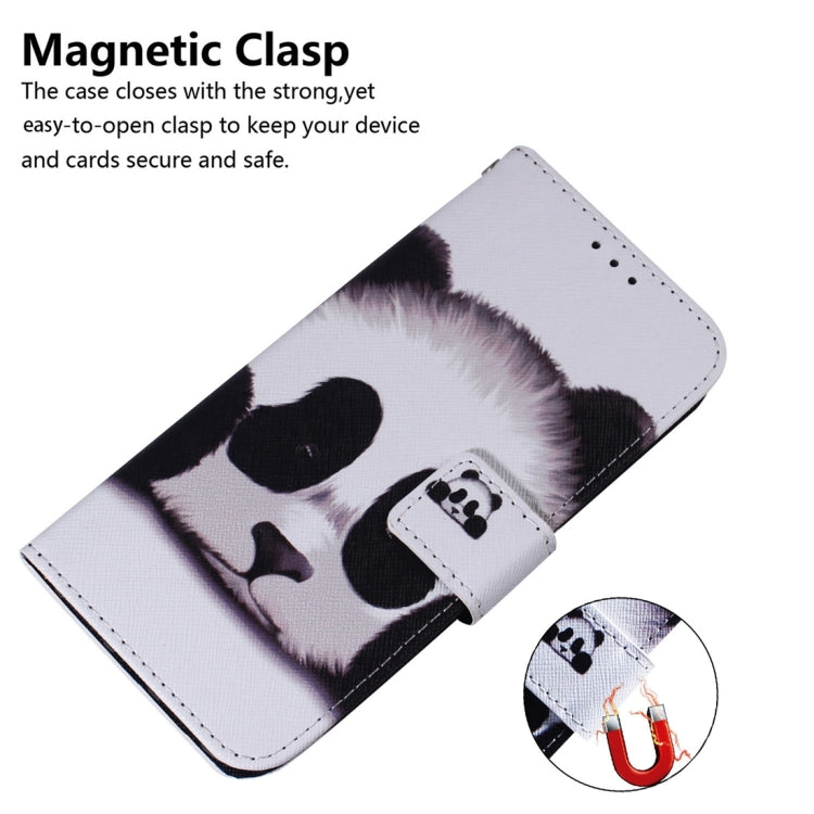 For Xiaomi 13T / 13T Pro / Redmi K60 Ultra Coloured Drawing Flip Leather Phone Case(Panda) - Redmi K60 Ultra Cases by PMC TechLife | Online Shopping South Africa | PMC TechLife | Buy Now Pay Later Mobicred