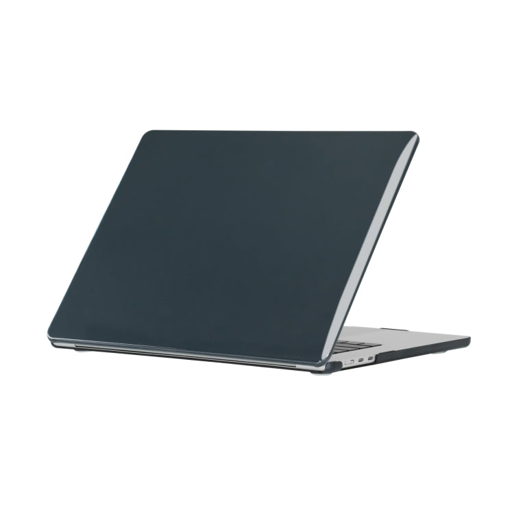 For MacBook Air 15.3 2024 A2941 (M2)/A3114 (M3) Laptop Frosted Hard Plastic Protection Case(Black) - MacBook Air Cases by PMC TechLife | Online Shopping South Africa | PMC TechLife | Buy Now Pay Later Mobicred