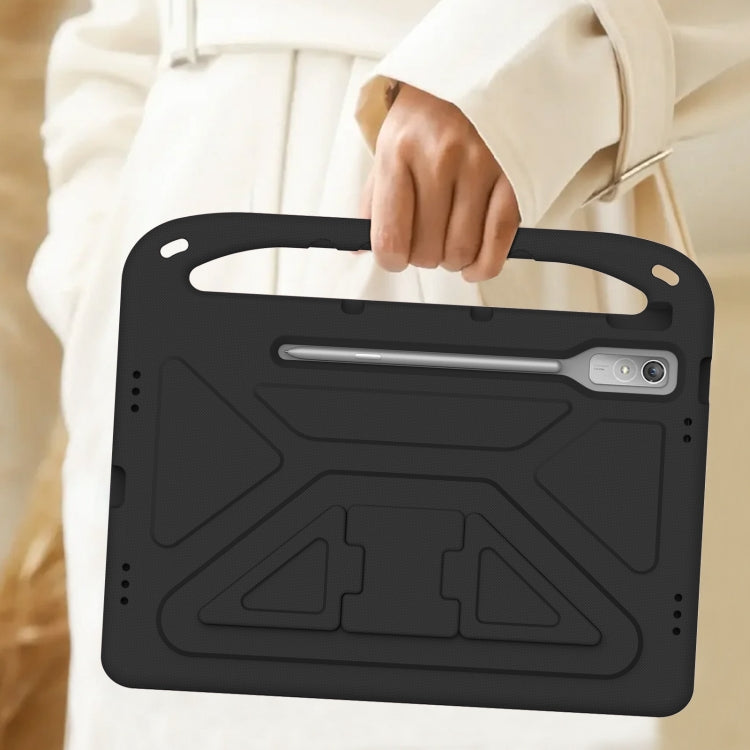 For Lenovo Tab P12 12.7 Handle Portable EVA Shockproof Tablet Case(Black) - Lenovo by PMC TechLife | Online Shopping South Africa | PMC TechLife | Buy Now Pay Later Mobicred