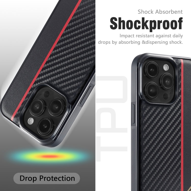 For Samsung Galaxy S24+ 5G LC.IMEEKE 3 in 1 Carbon Fiber Texture Shockproof Phone Case(Black) - Galaxy S24+ 5G Cases by LC.IMEEKE | Online Shopping South Africa | PMC Jewellery | Buy Now Pay Later Mobicred