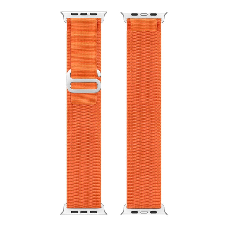 For Apple Watch Ultra 49mm DUX DUCIS GS Series Nylon Loop Watch Band(Orange) - Watch Bands by DUX DUCIS | Online Shopping South Africa | PMC Jewellery | Buy Now Pay Later Mobicred