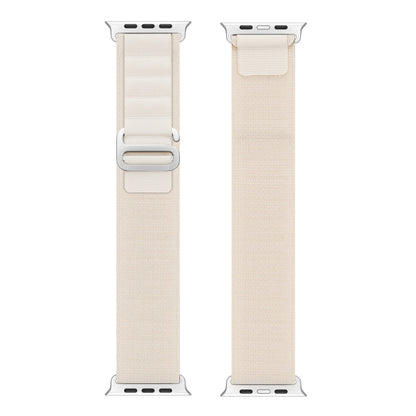 For Apple Watch Series 7 45mm DUX DUCIS GS Series Nylon Loop Watch Band(Starlight) - Watch Bands by DUX DUCIS | Online Shopping South Africa | PMC Jewellery | Buy Now Pay Later Mobicred