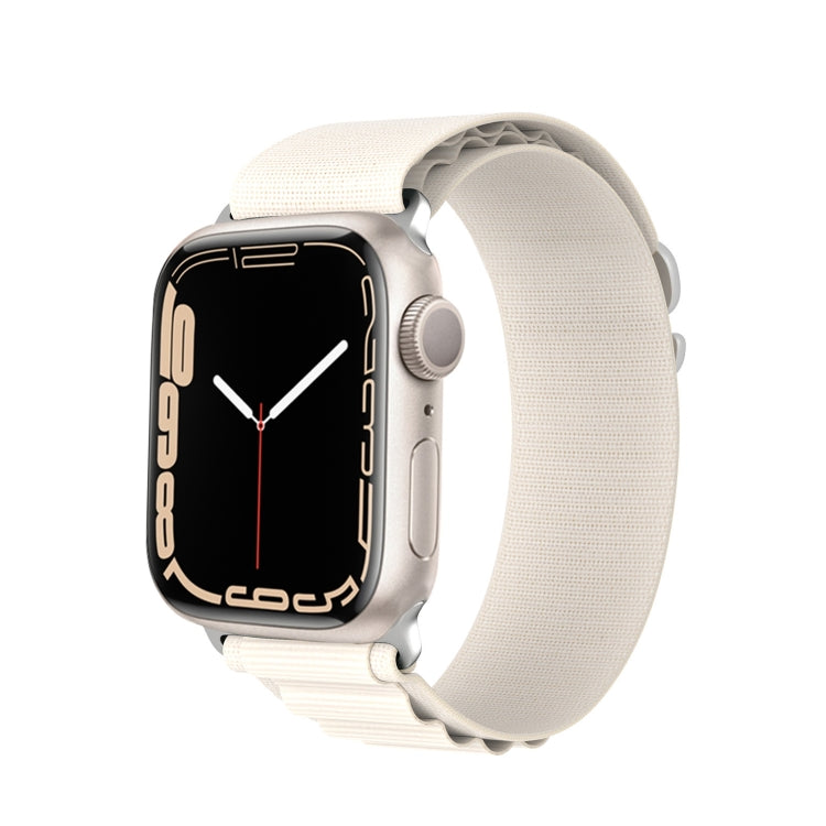 For Apple Watch Series 4 40mm DUX DUCIS GS Series Nylon Loop Watch Band(Starlight) - Watch Bands by DUX DUCIS | Online Shopping South Africa | PMC Jewellery | Buy Now Pay Later Mobicred