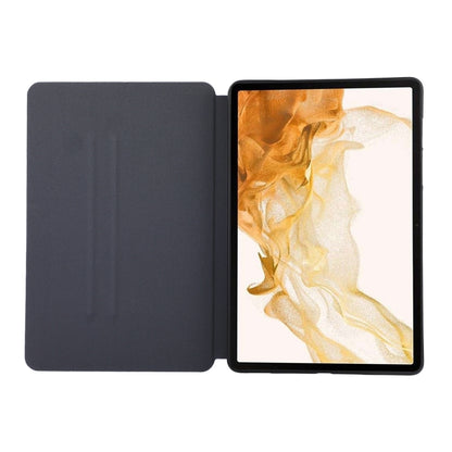 For Samsung Galaxy Tab S9 TPU Flip Tablet Protective Leather Case(Black) - Galaxy Tab S9 Cases by PMC Jewellery | Online Shopping South Africa | PMC Jewellery | Buy Now Pay Later Mobicred