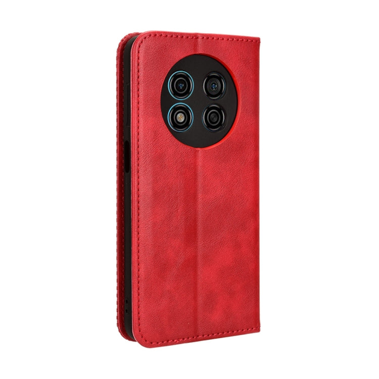 For Ulefone Note 15 Magnetic Buckle Retro Texture Leather Phone Case(Red) - Ulefone Cases by PMC Jewellery | Online Shopping South Africa | PMC Jewellery | Buy Now Pay Later Mobicred